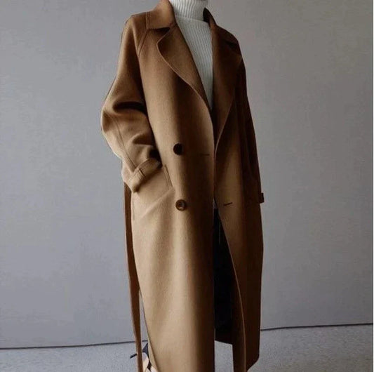 Ainsley | Longline Button-Front Winter Coat