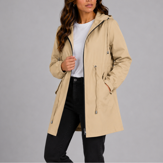 Annalise | Lightweight Waterproof Hooded Raincoat