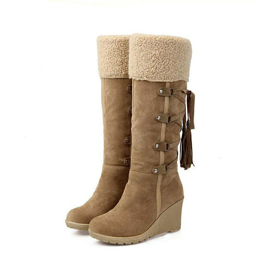 Daisy | Fur Lined Wedge Winter Boots