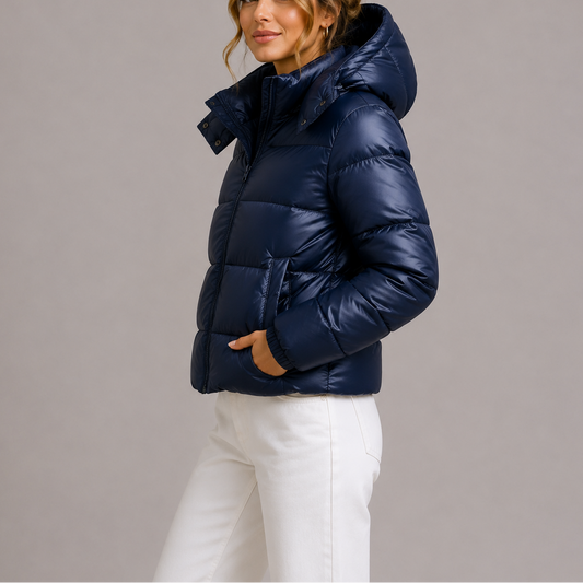 Danna | Lightweight Glossy Insulated Puffer Jacket