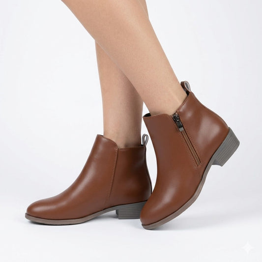 Esther | Classic Ankle Boots with Block Heel