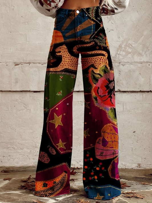 Genesis | Vintage Boho Wide Leg Pants
