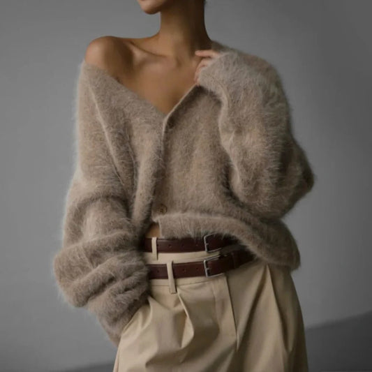 Kara | Soft Comfortable Button-Front Sweater