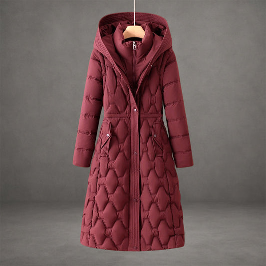 Liv | Waterproof Insulated Long Coat with Hood
