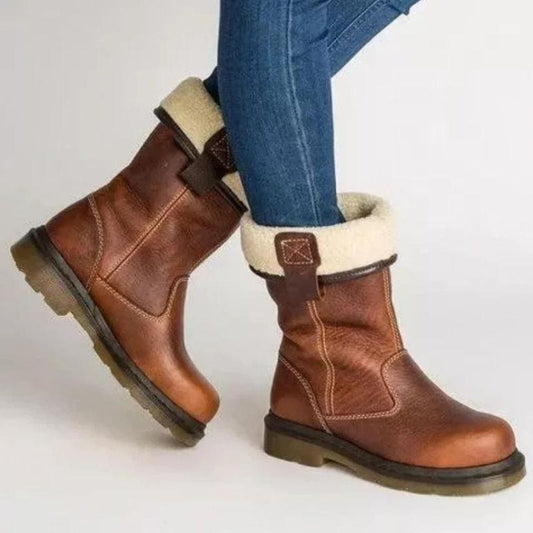 Mandy | Western Style Winter Boots with Warm Lining