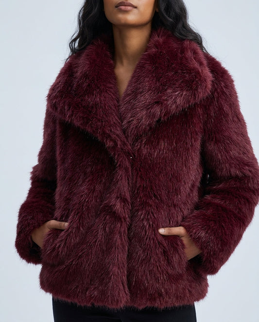 Nina | Plush Faux Fur Winter Coat