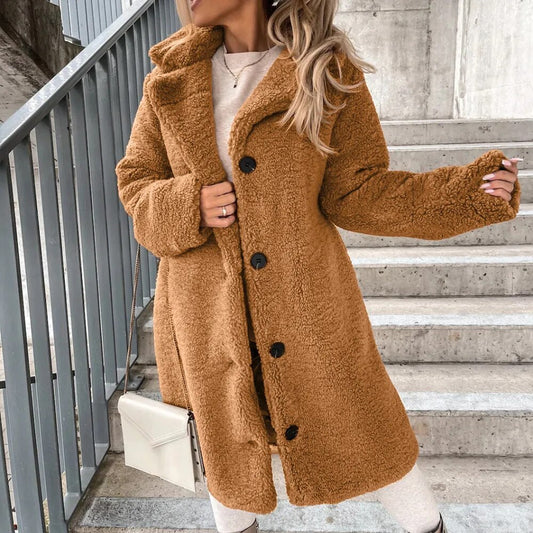 Talia | Cozy Soft Fleece Winter Overcoat